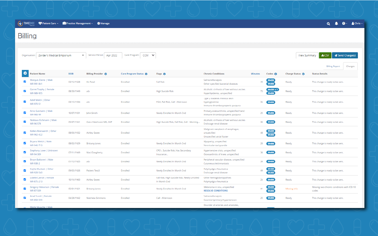 8_Billing - Charge Posting